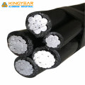 ABC cable 4x16mm2 four-core aluminum alloy conductor  4x185mm 4x25mm Overhead Insulated Cable